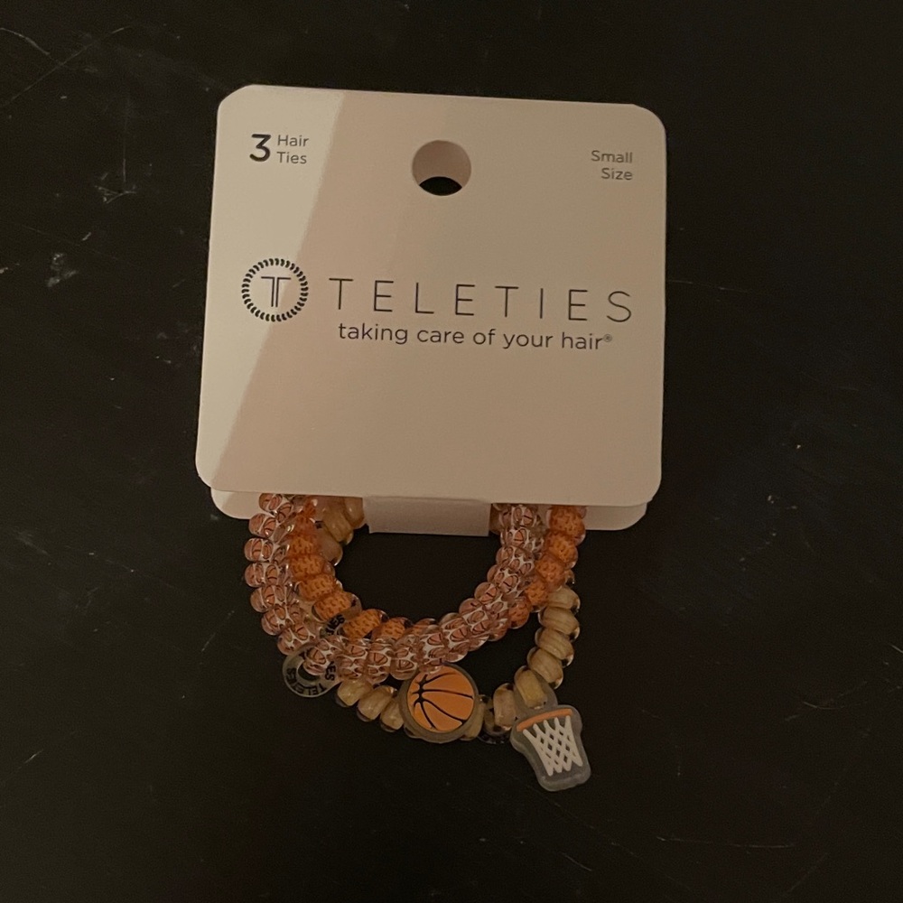 Teleties Small Basketball Hair Ties Set